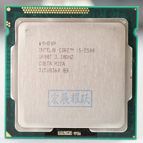 Процессор Intel Core i5-2500 i5 2500, Intel Core i5-2500 i5 2500 четырехъядерный процессор LGA 1155 для ПК, настольного компьютера, 100% рабочий процессор ► Фото 1/2