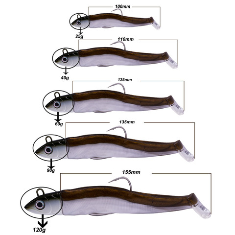 Hunthouse черный Minnow приманки для рыбалки, мягкие приманки Jig Head сибас плавающая приманка для рыбы спиннинг Мультипликаторной Wobber ► Фото 1/5