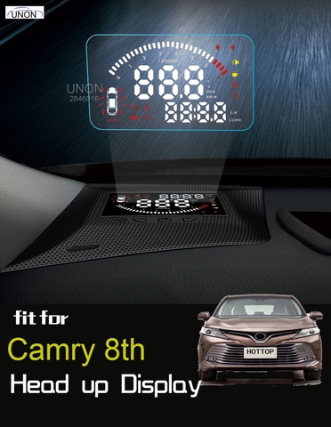 Полнофункциональный автомобильный проекционный дисплей Unon HUD для Toyota Camry 2022 ~ 2022, безопасный экран для вождения, проектор данных OBD, лобовое с... ► Фото 1/6