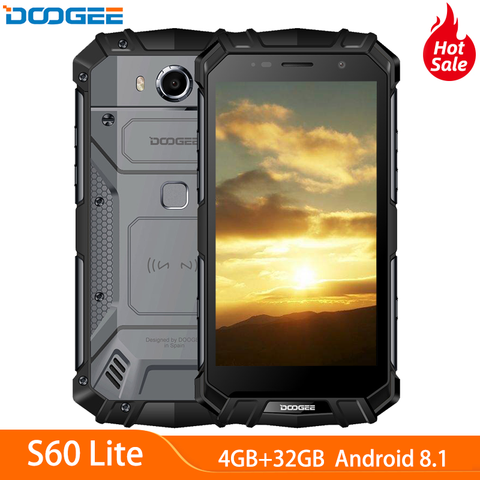 DOOGEE S60 Lite смартфон с 5,2-дюймовым дисплеем, восьмиядерным процессором MT6750T, ОЗУ 4 Гб, ПЗУ 32 ГБ, Android 7,0 ► Фото 1/6