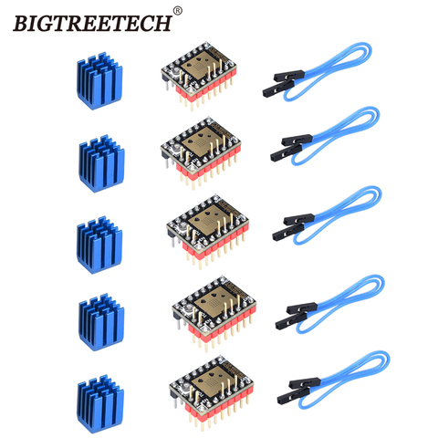 Драйвер шагового двигателя BIGTREETECH TMC2209, детали 3D-принтера VS TMC2130 TMC2100 для материнской платы SKR V1.3 Pro, в наличии ► Фото 1/6