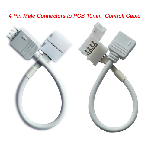 5 шт. 4 Pin 5050 RGB Светодиодная лента папа соединительный кабель до 10 мм 4PIN PCB Кабель управления для светодиодной ленты подключения ► Фото 1/4