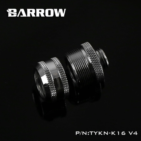 Barrow TYKN-K16V4, фитинги для жестких труб диаметром 16 мм, переходник G1 / 4 для жестких труб диаметром 16 мм ► Фото 1/5