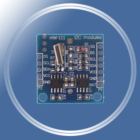 Модуль часов I2C RTC DS1307 AT24C32, модуль 51 AVR ARM PIC для Arduino ► Фото 1/6