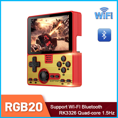Новая игровая мини-консоль RGB20 в стиле ретро, 3,5 дюйма, IPS, полноразмерный экран, портативный игровой плеер, встроенный Wi-Fi модуль, многопользовательские онлайн-игры ► Фото 1/6