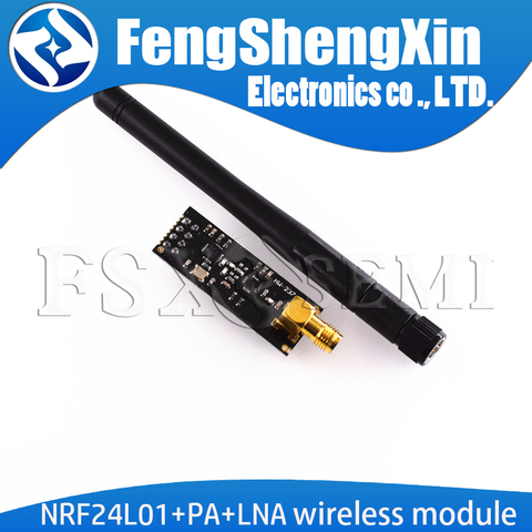 Новый беспроводной модуль NRF24L01 + PA + LNA с антенной, дальность 1000 метров FZ0410, мы являемся производителем ► Фото 1/4