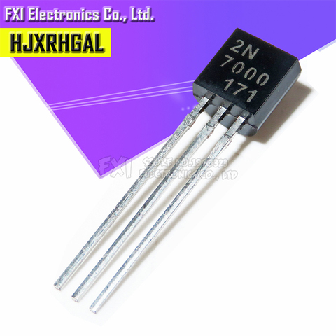 20 шт 2N7000 TO92 TO-92 малого сигнала MOSFET 200 mAmps, 60 вольт N-Channel новый оригинальный транзистор ► Фото 1/2