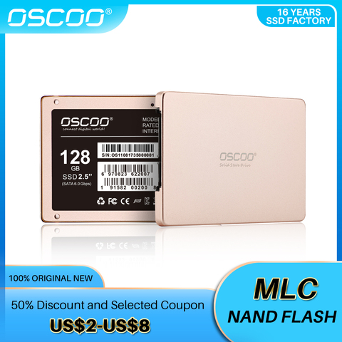 2,5 дюймовый SSD жесткий диск 32 Гб 64 Гб 128 ГБ 256 ГБ 512 Гб MLC NAND Flash твердотельный диск для обновления ноутбука ► Фото 1/6