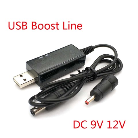 USB повышающий преобразователь постоянного тока DC 5V 9V 12V USB повышающий преобразователь кабель + 3,5x1,35 мм разъем для Питание/Зарядное устройство/Преобразователь мощности ► Фото 1/5