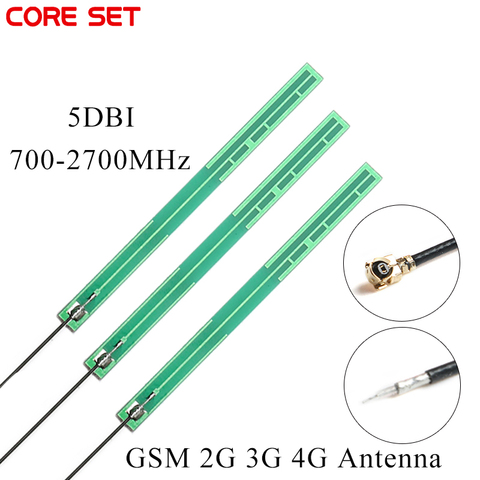 GSM 3G 4G 5dbi встроенный модуль PCB антенна wifi всенаправленная антенна с высоким коэффициентом усиления, встроенный ipex ► Фото 1/6