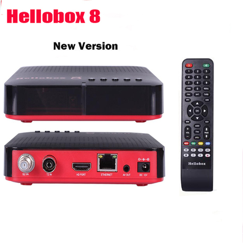 Hellobox 8 новая версия спутниковый ресивер DVB-T2 DVBS2 комбинированная ТВ-приставка с двойным тюнером поддержка ТВ-приставки для воспроизведения на телефоне ► Фото 1/6