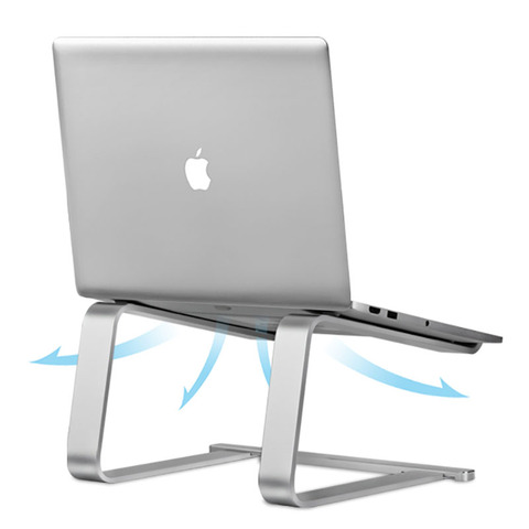 Регулируемая алюминиевая подставка для ноутбука портативный держатель для ноутбука для Macbook Pro iPad Air подставка для компьютера планшета охлаждающий кронштейн ► Фото 1/6