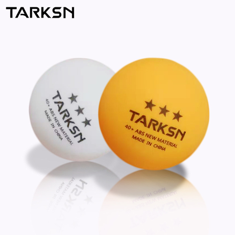 Тарксон 3 звезды мячи для пинг понга 10 шт 40 + мм ABS новый материал тренировочные мячи для настольный теннис оптовая продажа ► Фото 1/6