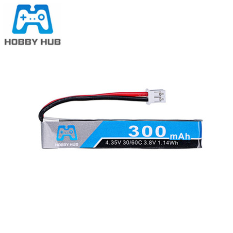 1S 300mAh 3,8 V 30C/60C 4,35 V Lipo батарея PH2.0 разъем для Snapper6/7/8/Mobula7/UR65/US65/UK65/Betafpv65/75 RC FPV гоночный Дрон ► Фото 1/6