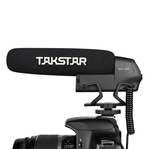 Takstar SGC-600 Микрофон супер кардиоидный Мини конденсаторный микрофон для DSLR DV сотовый телефон в фотографии интервью применение ► Фото 1/4