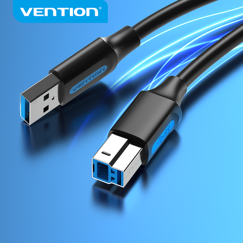 Vention USB кабель USB для принтера 3,0 2,0 Тип A папа в B Мужской кабель для Canon Epson HP ZJiang принтер этикеток DAC USB принтер ► Фото 1/6