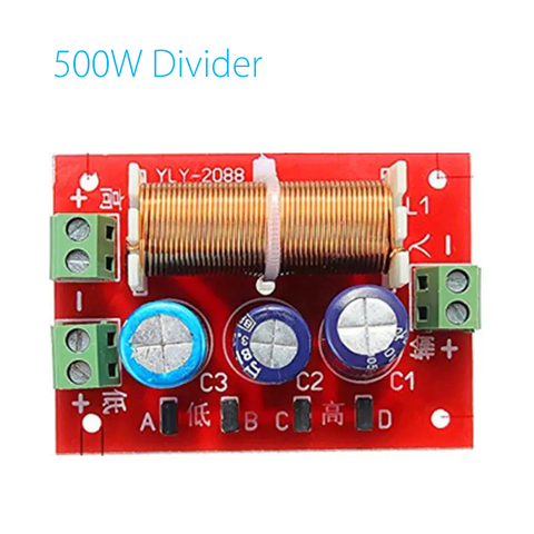 1 шт. YLY-2088 двойной 2 способ 400 Вт Регулировка ВЧ/бас-частоты делитель динамик аудио кроссовер фильтр ► Фото 1/5