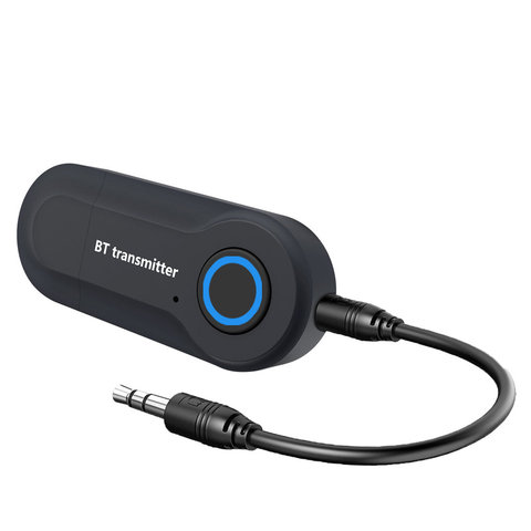 Новый мини USB Bluetooth аудио передатчик ТВ компьютер ноутбук 3,5 мм беспроводной стерео аудио адаптер устройство передачи ► Фото 1/6
