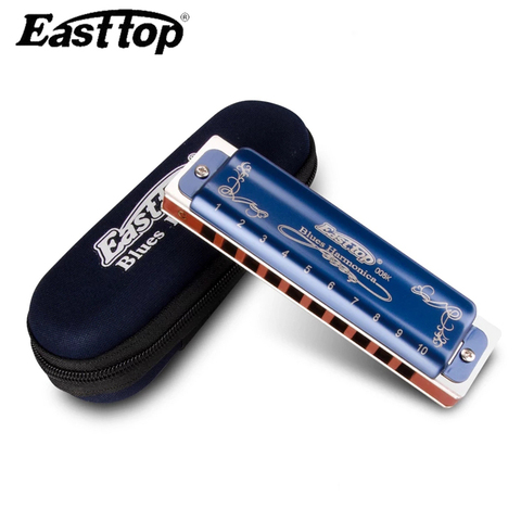 Easttop T008K, 10 отверстий, диатоническая гармоника, гармоника, гармоника для рта, Ogan Woodwind, музыкальный инструмент, мелодика ► Фото 1/6