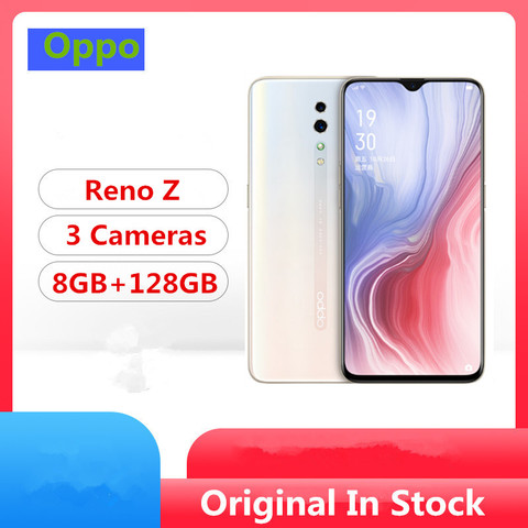 Смартфон Oppo Reno Z, Android 9,0, 6,4 дюйма, IPS 2340X1080, 6 ГБ ОЗУ 256 Гб ПЗУ, 48 Мп + 32 МП, сканер отпечатка пальца ► Фото 1/1