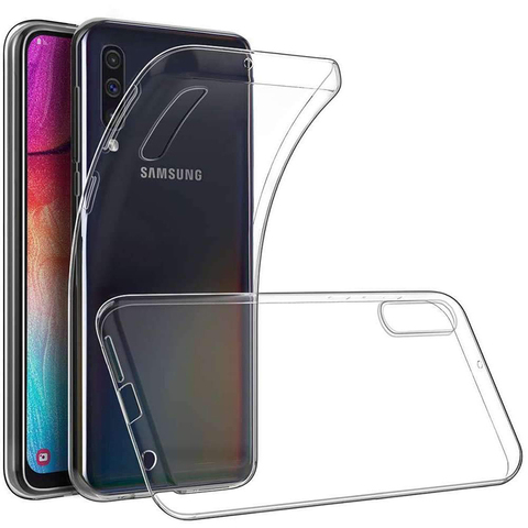 Прозрачные силиконовые чехлы для Samsung Galaxy A10 A20 A20e A30 A40 A50 A60 A70 A80 A90 A51 A71 M40 мягкая защитная задняя крышка из ТПУ ► Фото 1/6