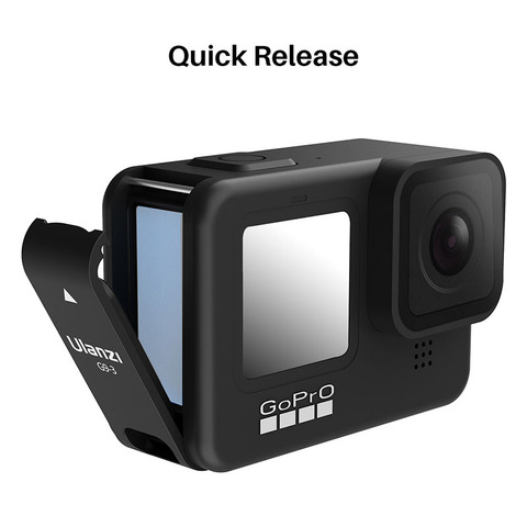 Ulanzi G9-3 Пластиковая крышка батареи для GoPro 9 Батарейная дверь GoPro Hero 9 черная заряжаемая Крышка батарейного отсека аксессуары для экшн-камеры ► Фото 1/6