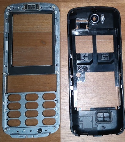 Оригинальный передний + центральный корпус PHIXFTOP для мобильного телефона Philips E560, для телефона Xenium CTE560 ► Фото 1/1