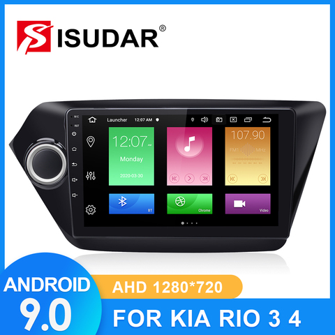 ISUDAR автомобильное радио для KIA/RIO 3 K2 2011-2015 2 din Android 9 Авторадио Мультимедиа GPS DVR камера RAM 2 Гб ROM 32 ГБ USB радио IPS ► Фото 1/6