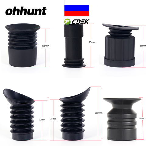 Охотничий оптический прицел ohhunt, резиновая линза для глаз, 4 типа, тактическая оптика, протектор для глаз, Защитная крышка для глаз, огражден... ► Фото 1/6