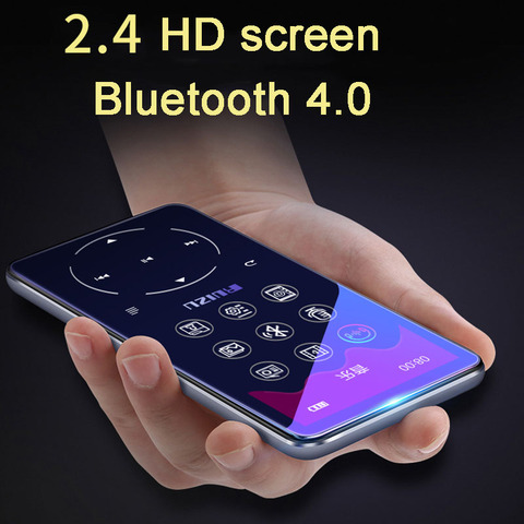 Новые металлические RUIZU D16 Портативный Bluetooth MP3 плеер 2,4 дюймов Экран ГБ/8 ГБ/16 ГБ Hi-Fi музыкальный плеер Поддержка FM, Запись, электронная книга, видео ► Фото 1/6