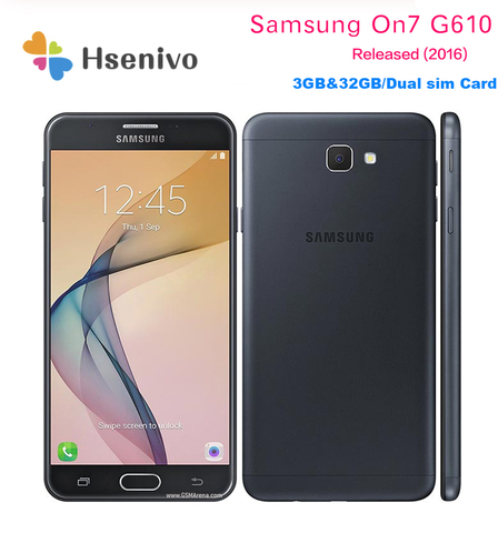 Оригинальный Samsung Galaxy On7 2016, J7 Prime G6100, 5,5 дюйма, 3 ГБ ОЗУ, 32 Гб ПЗУ, LTE, 4G, камера 13 МП, Восьмиядерный процессор, сканер отпечатка пальца, телефон ► Фото 1/3