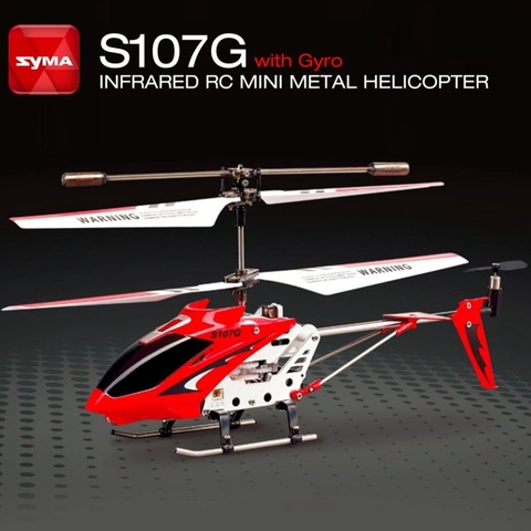 Оригинальный SYMA S107 S107G Mini Micro 3.5CH инфракрасный пульт дистанционного управления фюзеляж из сплава с гироскопом лучшие Подарочные игрушки ► Фото 1/6