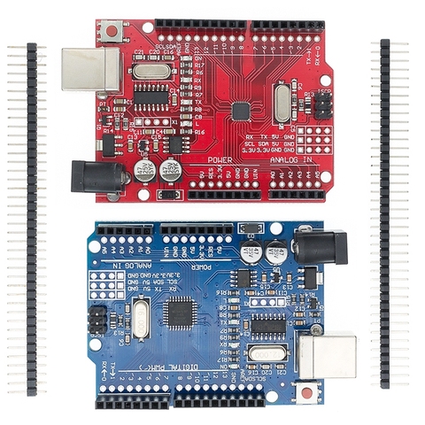 Плата разработки Arduino UNO R3 CH340G + MEGA328P SMD, чип 16 МГц для UNO Arduino R3, USB-кабель ATEGA328P ► Фото 1/6