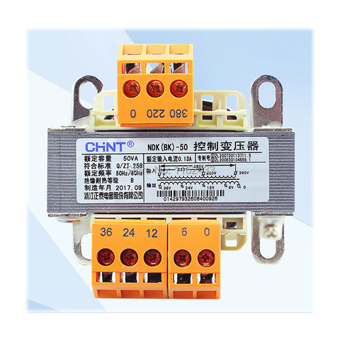 NDK-50VA NDK Тип управления силовой трансформатор 380 В/220 В вход 220 в 110 в 36 в 24 в 12 В 6 в выход ► Фото 1/2