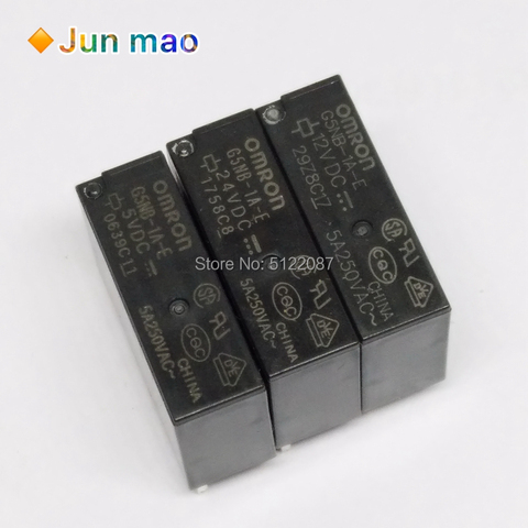 5 шт., новинка, оригинальное реле Φ 05VDC 12V 24V 24V 4-pin 3A mini G5NB, реле Φ 05V 12V 24V AC, переменный ток AC DIP4 ► Фото 1/5