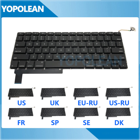 Сменная клавиатура для Macbook Pro, 15 дюймов, A1286, версия 2009-2012 года ► Фото 1/6