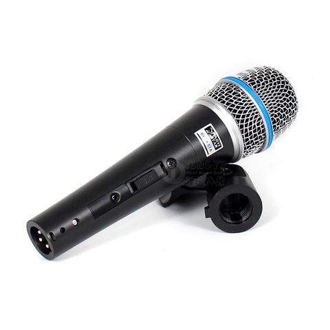 Профессиональный ручной микрофон BETA57A, динамический микрофон, микро-микрофон для бета-57A KTV DJ Караоке микшер вечерние записи, говорящая сцен... ► Фото 1/6