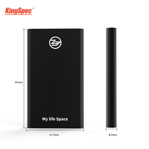 Лучший KingSpec внешний SSD 120 ГБ SSD 240 ГБ 500 Гб портативный SSD Внешний жесткий диск ТБ hdd для ноутбука с USB Type C 3,1 ► Фото 1/6