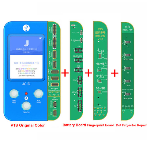 JC V1S ЖК-дисплей True Tone программист для телефона iPhone 7 Plus 7P 8 X XS 11 Pro MAX Батарея отпечатков пальцев SN-ридер с точечной матрицей для X-11ProMAX ► Фото 1/6