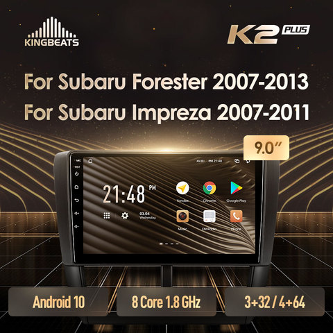 головное устройство For Subaru Forester 3 SH For Subaru Impreza GH автомагнитола на андроид магнитола For Субару Форестер 3 SH For Субару Импреза For автомобильная мультимедиа Octa Core 8 core*1.8G No 2din 2 din dvd ► Фото 1/6
