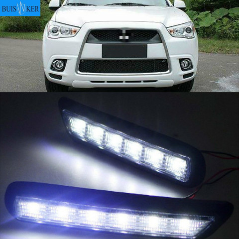 Светодиодные дневные ходовые светильник DRL для MITSUBISHI OUTLANDER SPORT RVR ASX 2010-2012 для Mitsubishi ASX,2 шт. ► Фото 1/5