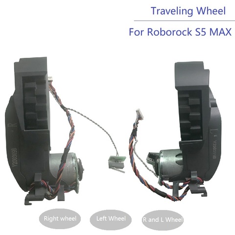 Колесо для пылесоса Roborock S5 MAX S50 MAX S55 MAX, запасные части, правое и левое колесо для путешествий, S6 Pure ► Фото 1/6