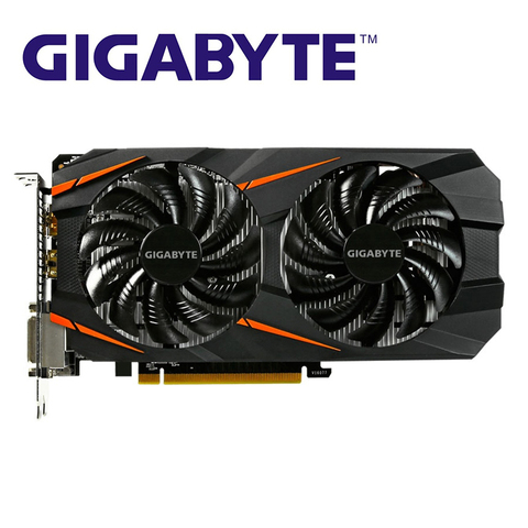 GIGABYTE оригинальные графические карты GTX1060 3 Гб видеокарта карта для nVIDIA Geforce GTX1063 OC GDDR5 192Bit Hdmi видеокарта б/у ► Фото 1/6