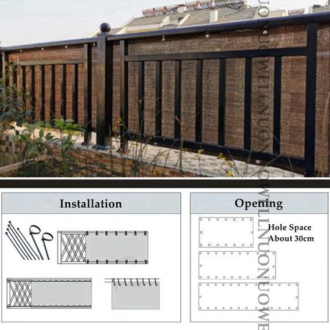 90x18 0/270/360 см красивый кофейный цвет HDPE Анти-УФ Солнцезащитная сетка для отеля, вилла, окна, террасы, защитный забор, сетка от солнца ► Фото 1/6