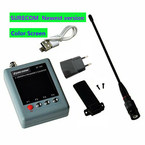 Новая версия SURECOM SF103 DMR аналоговый портативный измеритель частоты TCXO DMR мобильный тестер радиосигнала цифровой 2 МГц-2800 МГц ► Фото 1/6