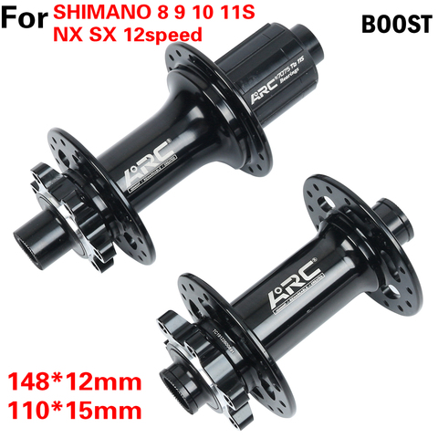 ARC BOOST Hub велосипедные ступицы 6 когти 148x12 110x15 мм для XT M8100 M7100 M6100 микро сплайн 8 9 10 11 12 Скорость 32H MTB велосипед XD XX1 ► Фото 1/6