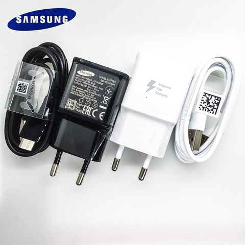 Оригинальное быстрое зарядное устройство Samsung, адаптер для быстрой зарядки 9 В/1,67 а 12 см, кабель типа C для Galaxy S10 S8 S9 Plus Note 8 9 A50 A60 A70 A80 ► Фото 1/6