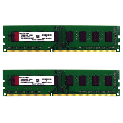 Оперативная память Yongxinsheng 4 Гб DDR3 8 ГБ 16 ГБ DDR3 13331600 МГц для настольных компьютеров, карта памяти без буфера, 1,5 в, контактов, DIMM CL11 ► Фото 1/2