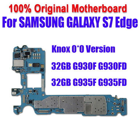 Материнская плата для Samsung Galaxy S7 Edge G935F G935FD G930F G930FD, плата с одной Sim-картой, разблокированные оригинальные логические чипы ► Фото 1/1