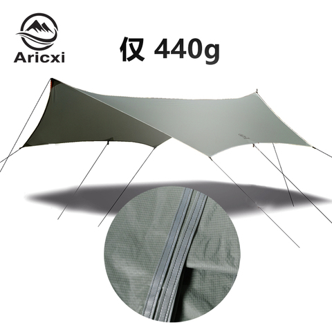 Aricxi 4*3 метра 15D нейлоновое силиконовое покрытие высокое качество Наружная палатка для кемпинга навес в форме бабочки брезент ► Фото 1/6